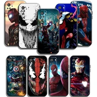 marvel spiderman phone cases for xiaomi redmi 7 7a 9 9a 9t 8a 8 2021 7 8 pro note 8 9 note 9t carcasa back cover funda coque