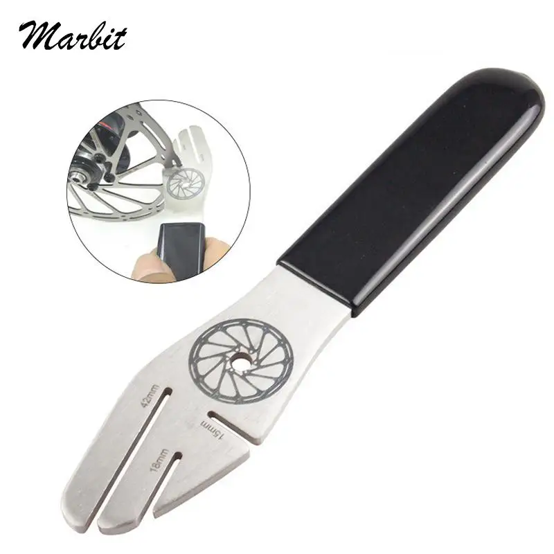 

Stainless Steel Tool Mountain Bicycle Disc Flattening Correction Wrench MTB Bike Bicycle Disc Brake Rotor Alignment Truing Tools