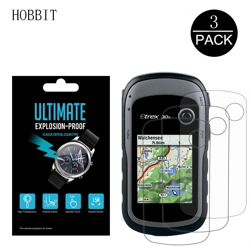 3Pcs For Garmin ETrex 10X 20X 30X 22X 32X 201x 209x 301 309x 221x 229x 329x Screen Protector Hiking GPS Explosion-proof Film