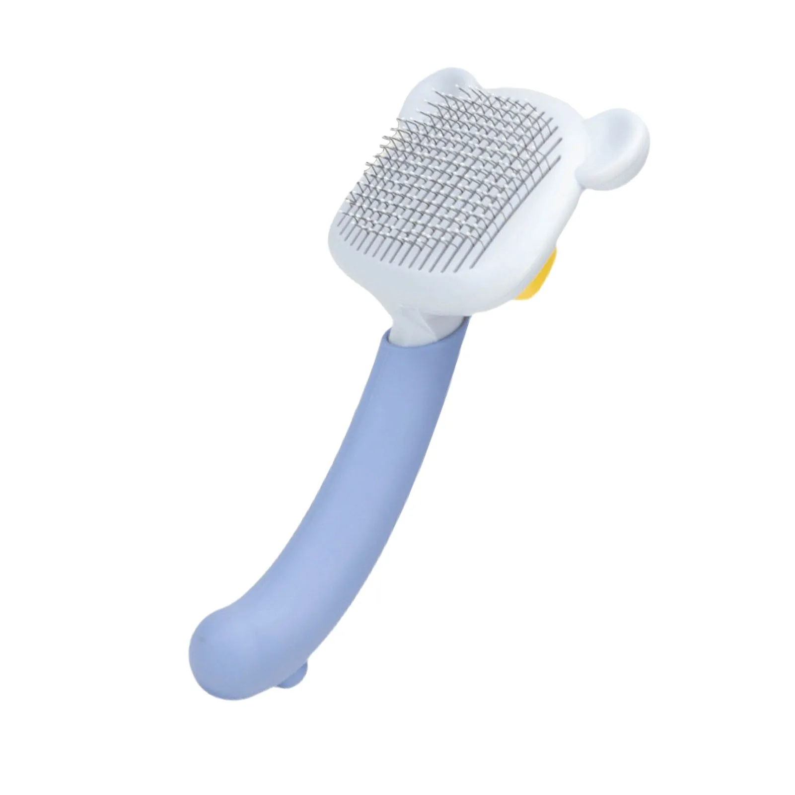 

Щетка для груминга собак и кошек, принадлежности для ухода за шерстью собак и кошек, нескользящая эргономичная ручка, инструмент для вычесы...