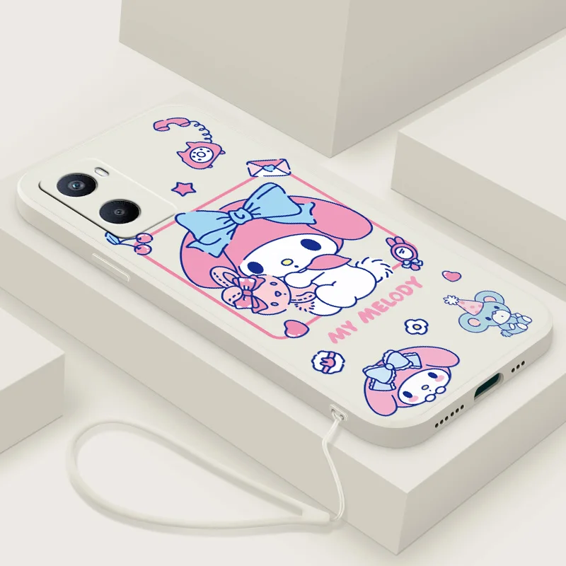 

Anime Kulomi Cute For OPPO A96 A94 A93 A77 A76 A74 A73 A72 A57 A54S A53S A52 A33 A31 A12 Liquid Rope Funda Cover
