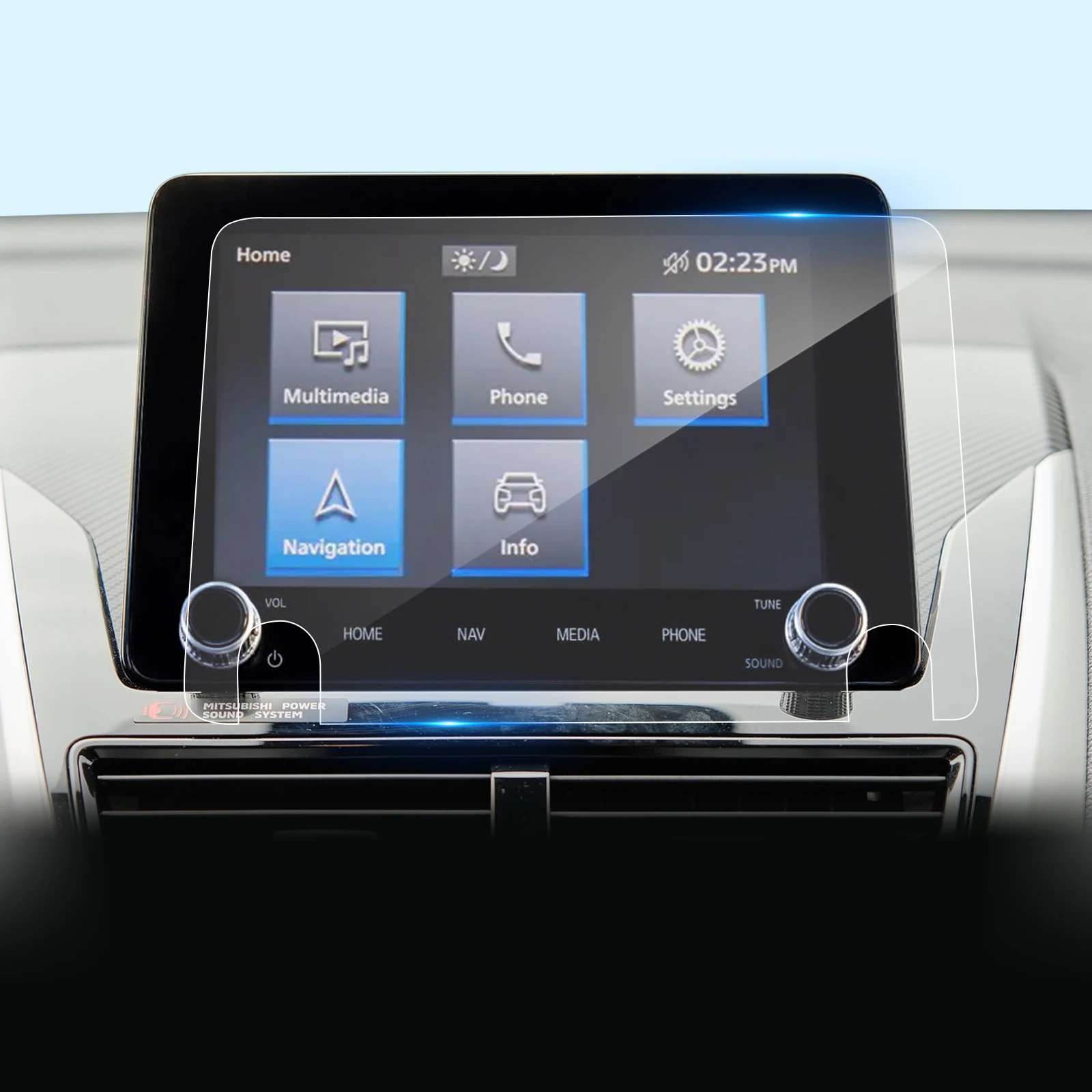 

LFOTPP Протектор экрана автомобиля для Eclipse Cross PHEV GL3W 2020 2021 2022 2023 2024 2025 8-дюймовый GPS-навигации сенсорный дисплей авто интерьер Eclipse Cross аксессуары