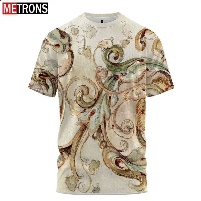 

Summer Fashion New Simple Men's T-shirt Fashion Hip Hop O-Neck Short Sleeve Top Print Harajuku Street Plus Size Men's Clothing