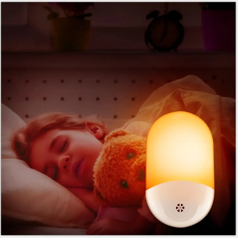 

Automatic LED Night Light Plug in Energy Saving Dusk 2 Dawn Sensor Kids Light
