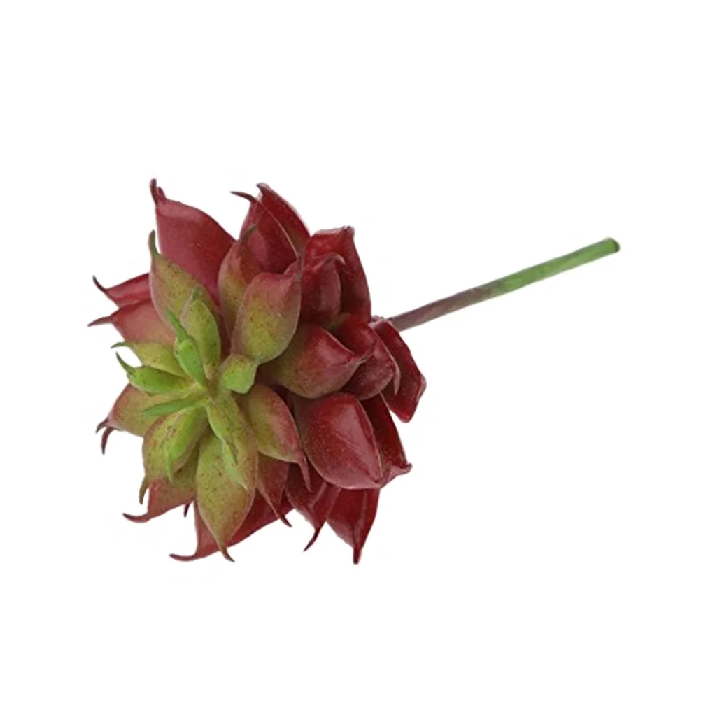 

Realistic Artificial Small Plants Unpotted for Home Garden Decoration (Reddish Brown)