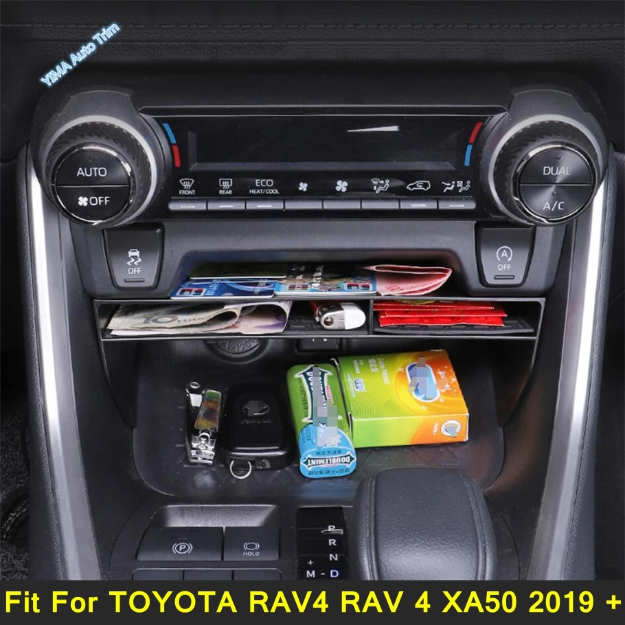 

Car Interior Middle Console Storage Box Multi-grid Armrest Sort Out Tray Container Fit For TOYOTA RAV4 RAV 4 XA50 2019 - 2022