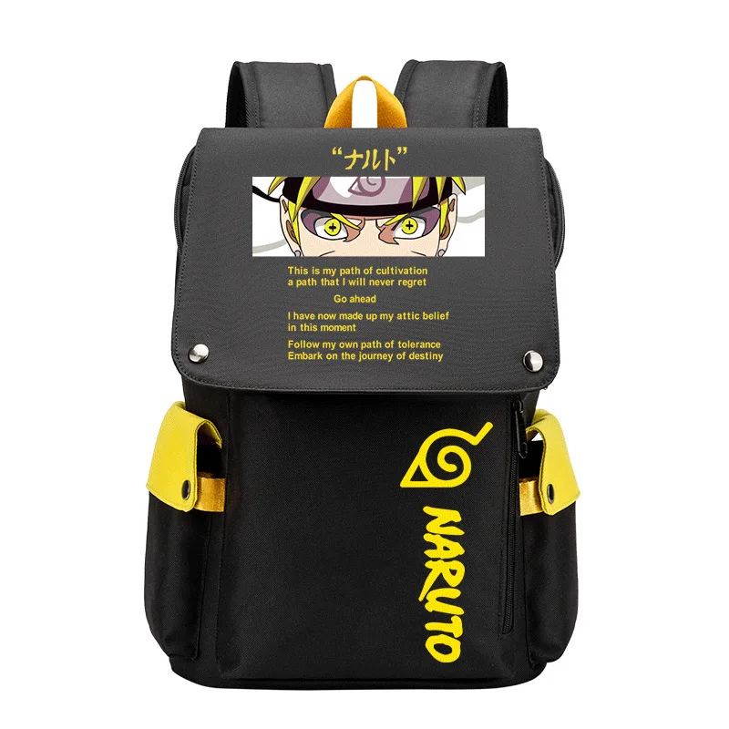 

Anime Naruto Uzumaki mochilas for Teen boys girls Back to school backpack Student Schoolbag Men Women Leisure USB Travel Bags