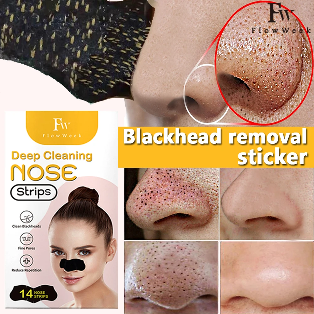 

Bamboo Charcoal Blackhead Mask Blackhead Spots Acne Treatment Mask Nose Sticker Cleaner Pore Deep Clean Strip Pore Unclogging