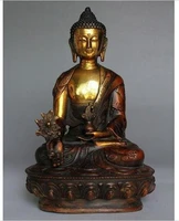 brass 8 07 inch old tibetan brass buddhism bodhisattva sakyamuni buddha statues akyamuni buddha statue