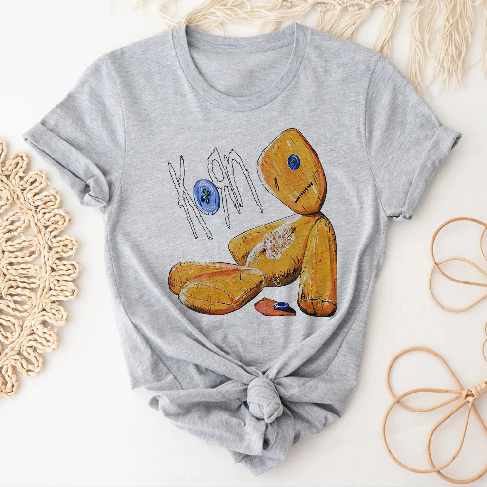 Топ Korn женские дизайнерские летние футболки для манги дизайнерская одежда