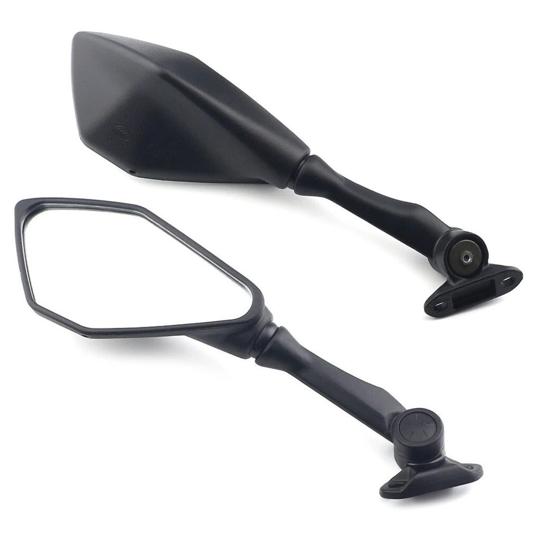 

Сменное левое и правое зеркало заднего вида для мотоцикла, 1 пара, подходит для Kawasaki Ninja 300 EX300 ZX6R ZX636 EX400 650 EX650 ER6F 250R
