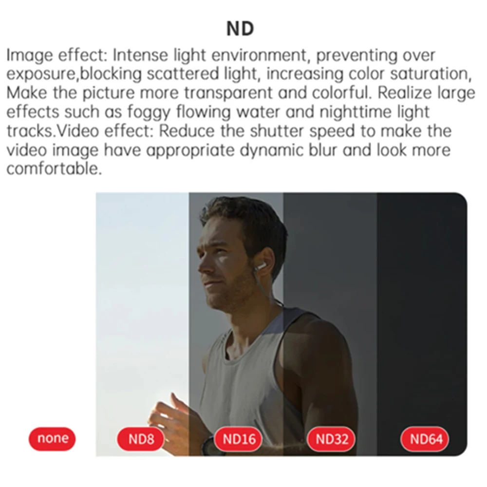 ND8PL ND16PL ND32PL ND 8 16 32 64 Фильтр объектива для экшн-камеры Insta360 Ace Pro II 2 Pro2