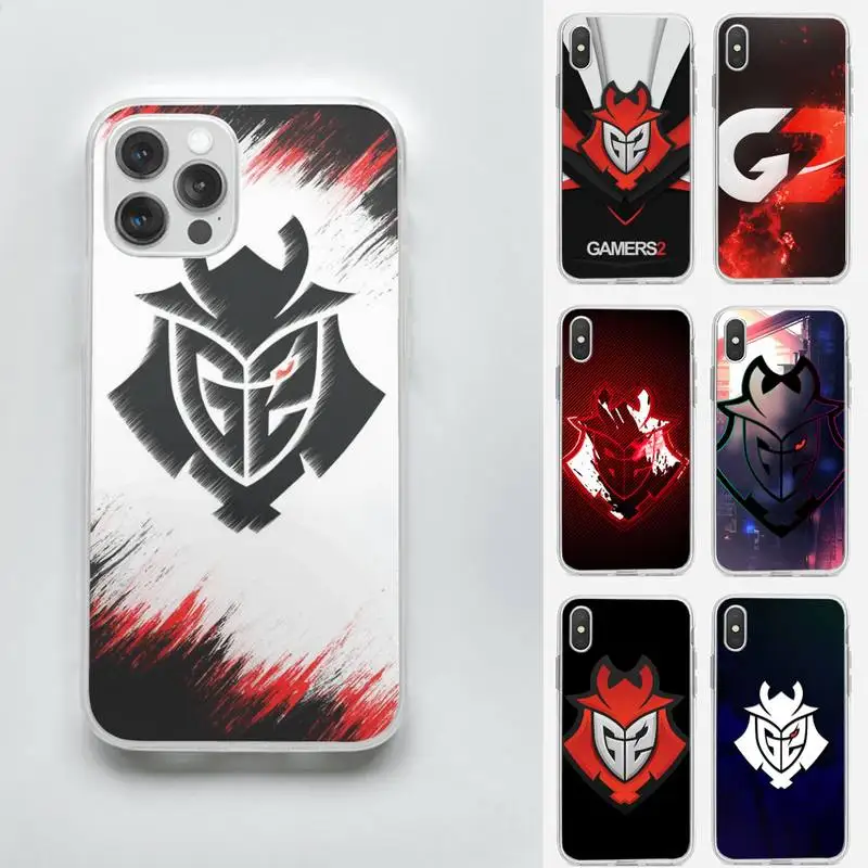 

G2 ESports Phone Case For Mobile Phone For Iphone 6 6s 7 8 Plus Xr X Xs 11 12 13 Mini Pro Max