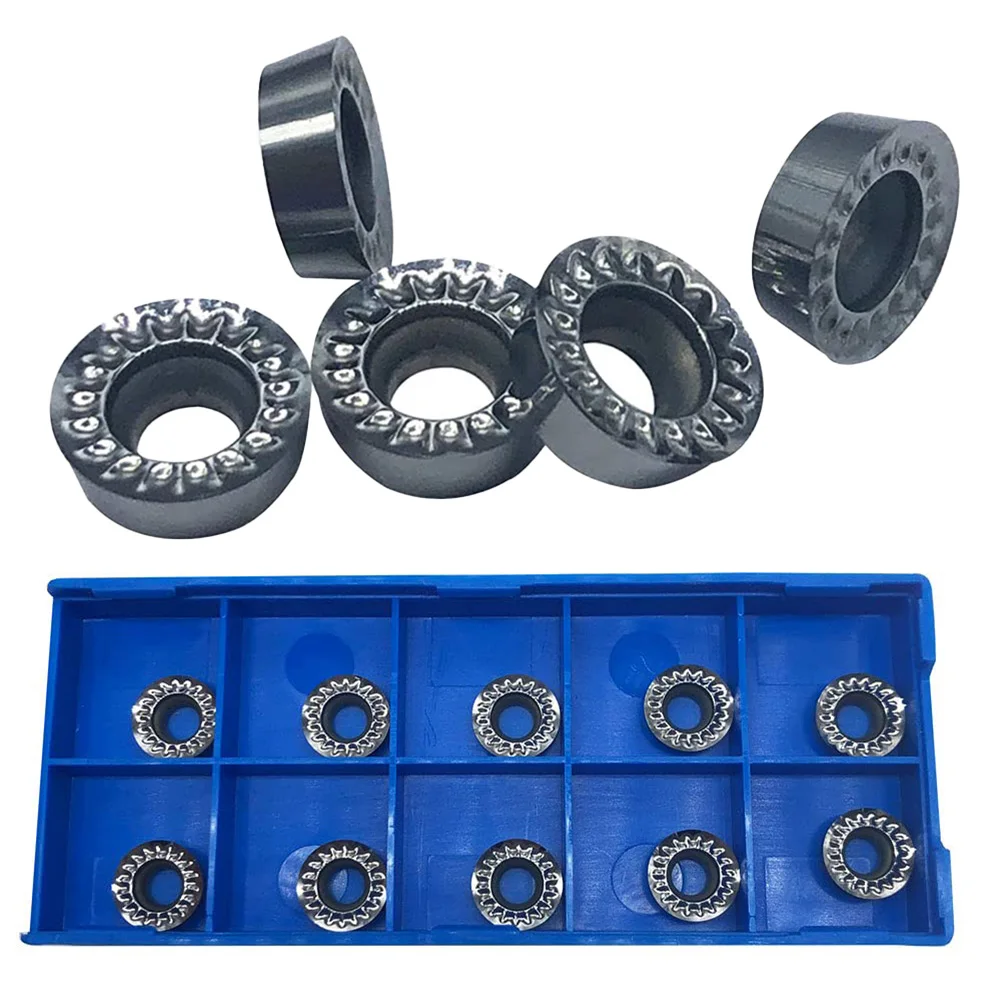 

10PCS Round Turning Insert For Aluminum Milling Carbide Inserts R5 RPGT1003MO-AK Carbide CNC Lathe Turning Round Insert
