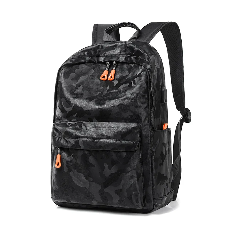 

Мужской нейлоновый рюкзак, черный камуфляжный рюкзак с отделением для ноутбука и компьютера, 2023