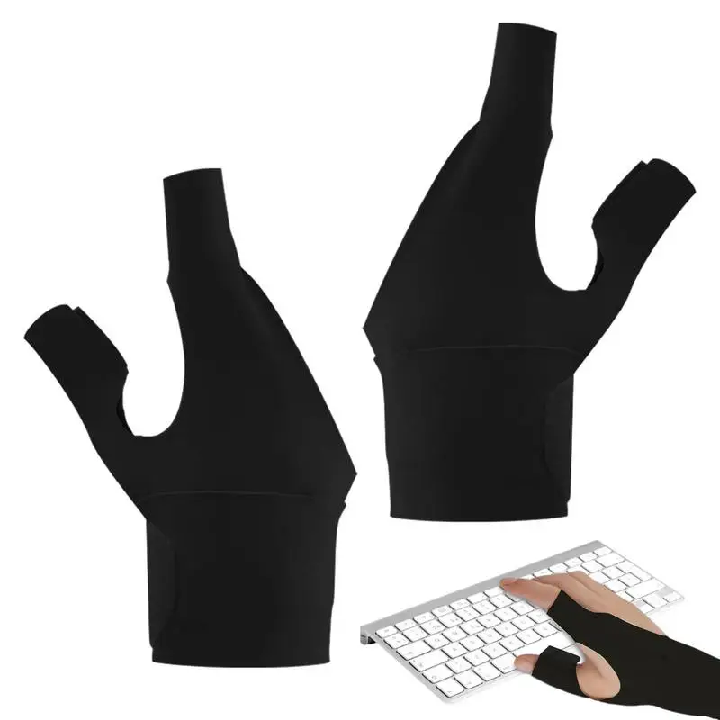 

Sports Wrist Brace 2 Finger Wrist Brace With Finger Support For Finger Protection Breathable Thin Adjustable Sports Wrist Brace