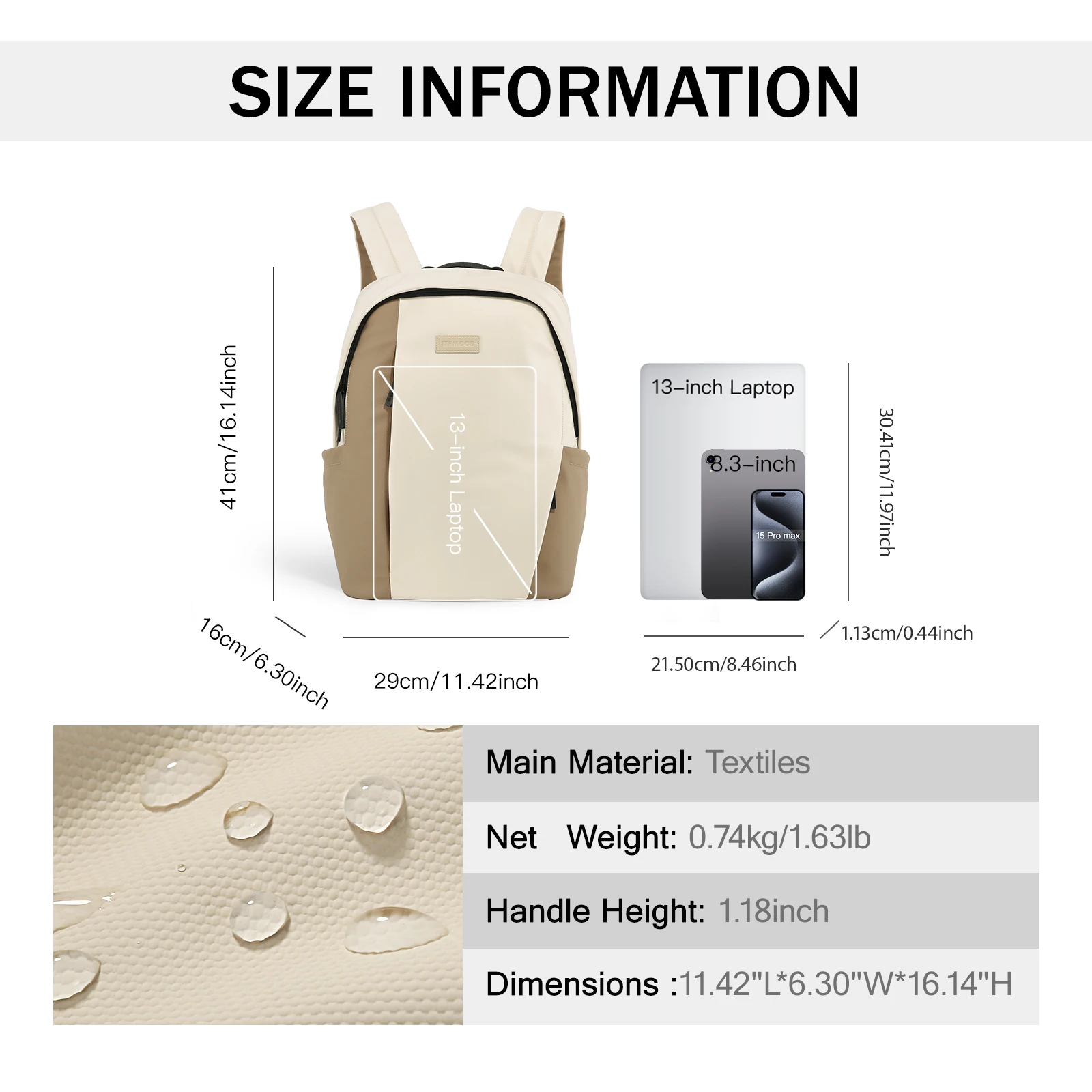 Женский дорожный рюкзак ITAMOOD