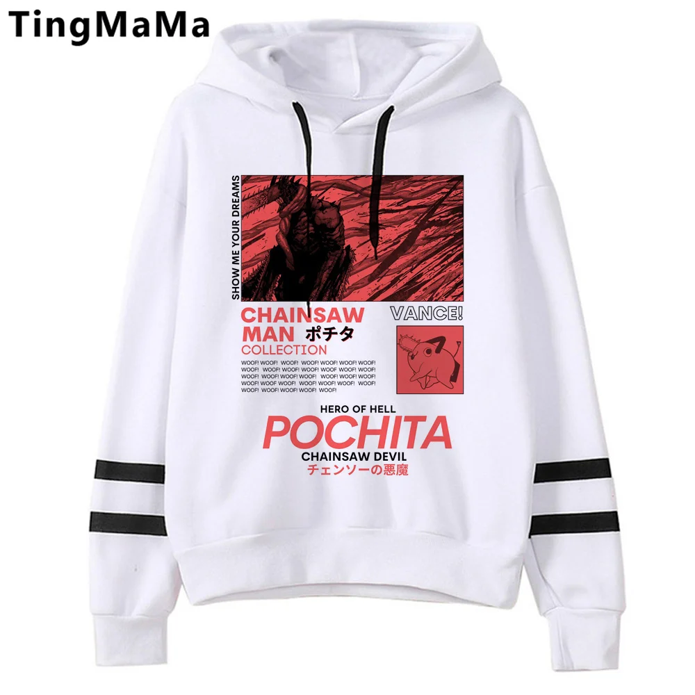 

chainsaw man hoodies women aesthetic sweat y2k Hood women long sleeve top Hooded Shirt