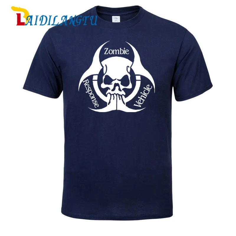 

Mens T Shirts Fashion 2022 short Sleeve T Shirt Zombie response vehicle skull Fashion Fitness Basic Undershirt