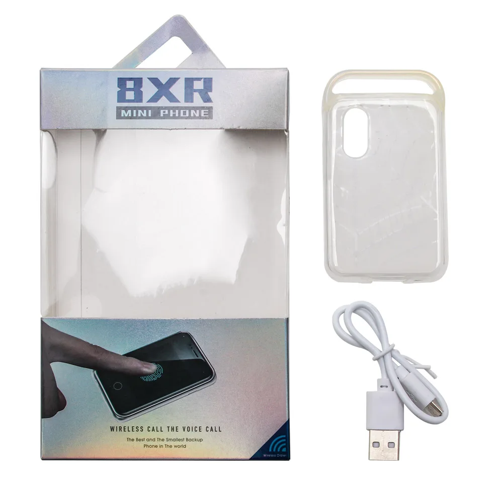 UNIWA 8XR 2G GSM MINI Phone 1.77 Inch Touch Screen Cellphoens MTK6261D Feature Phone 350mAh Multi-language Single SIM Card