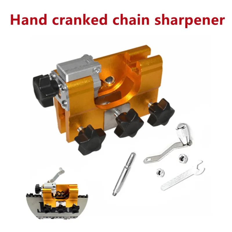 

Hand-Shake Chain Grinder Portable Household Manual Grinding Tool Electric Chain Chain Saw Sharpener