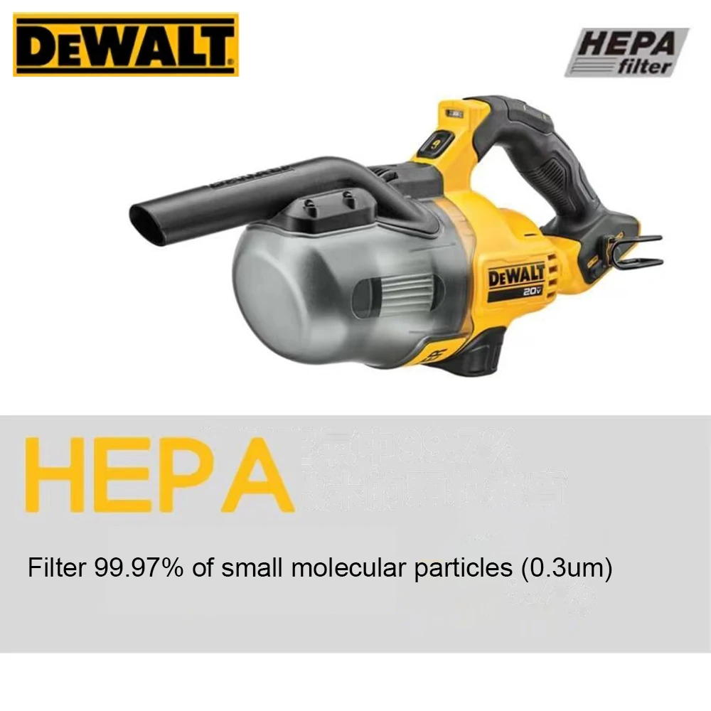 Dewalt Cordless Vacuum Cleaner DCV501 9.4KPa 1302L/min 20V h