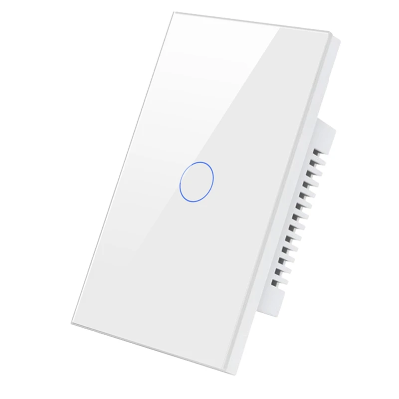 

1 Pcs Smart Light Switch No Neutral Wire Required Wall Touch Switch For Alexa, Google Home 1 Gang White US Plug