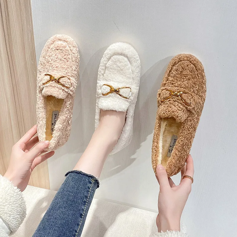 Plush shoes womens Clearance