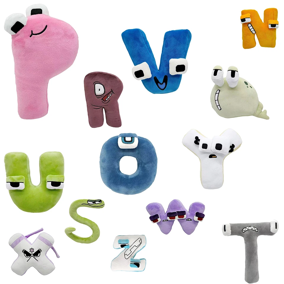

13PCS Or 26PCS Alphabet Lore But are Plush Toy Stuffed Animal Plushie Doll Toys Gift for Kids Children Christmas gifts