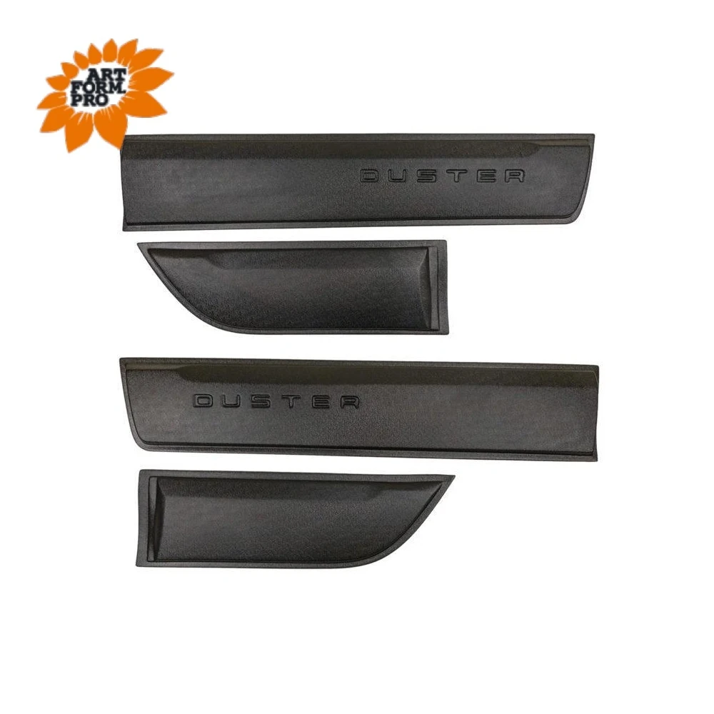 Молдинги на двери (матовые) для Рено Дастер / Renault Duster с 2021 г.в., ArtForm