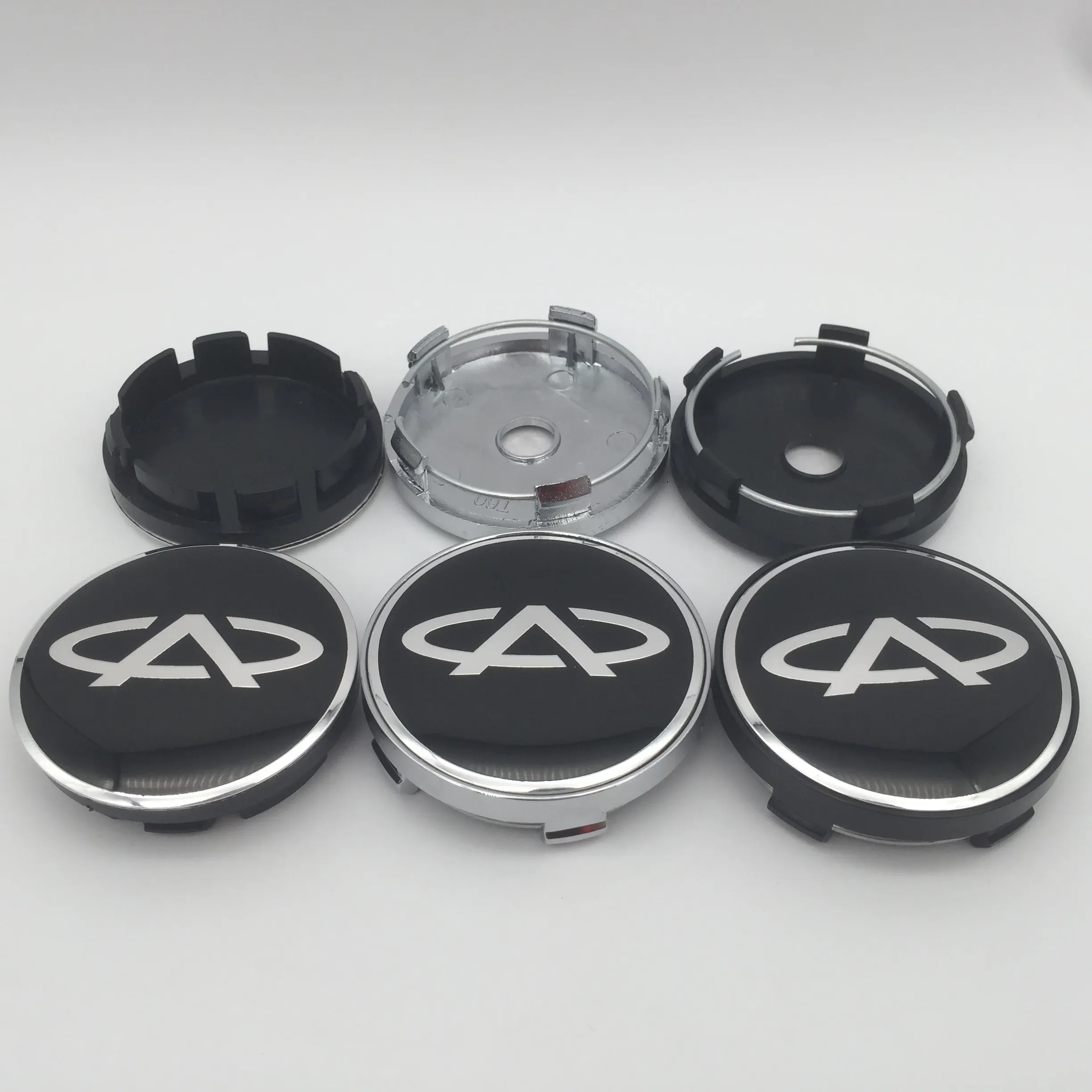 

4pcs 56mm 60mm Chery Car Wheel Center Cover Hub Cap Badge Emblem sticker For Fulwin QQ Tiggo 3 5 T11 A1 A3 A5 Amulet M11 Fora