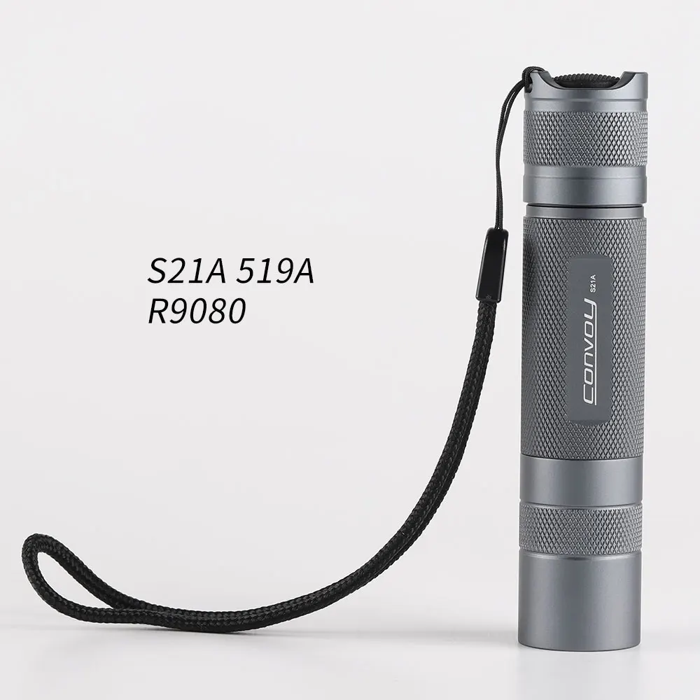 Фонарик Convoy S21A 519A R9080 с высоким индексом цветопередачи фонарик 21700 фонарь 6 А