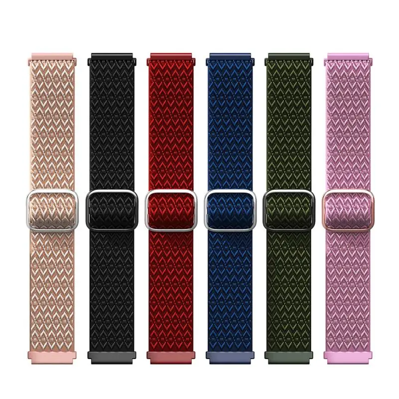 

Nylon Replacement Strap Sweatproof Watchband Waterproof Thickened Elastic Strap For Samsung Galaxy Watch4 Smart Accessories