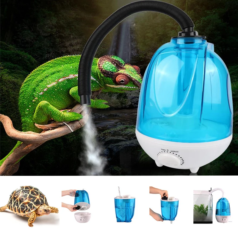 

Humidifier Lizard Pet For Vaporizer Fogger Terrarium Mute Super Reptile Amphibians Portable 110-240v Supplies