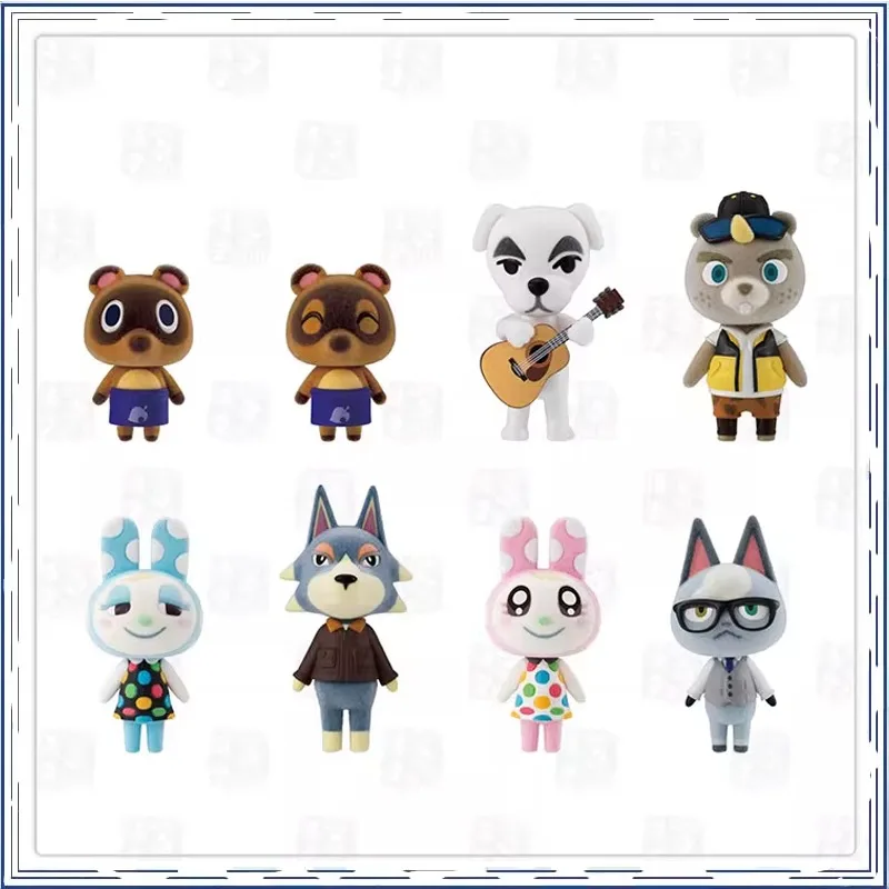 BANDAI Animal Crossing: New Leaf Chrissy Goldie Candy Toys Friend Doll Box Оригинальная аниме-фигурка Модель