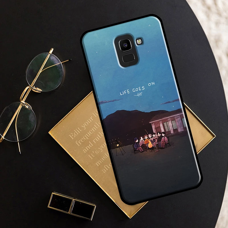 Чехол Life Go On для Samsung Galaxy J7 J5 J3 A3 A5 2016 2017 J6 J4 A6 A8 Plus J8 A7 A9 2018 задняя крышка |