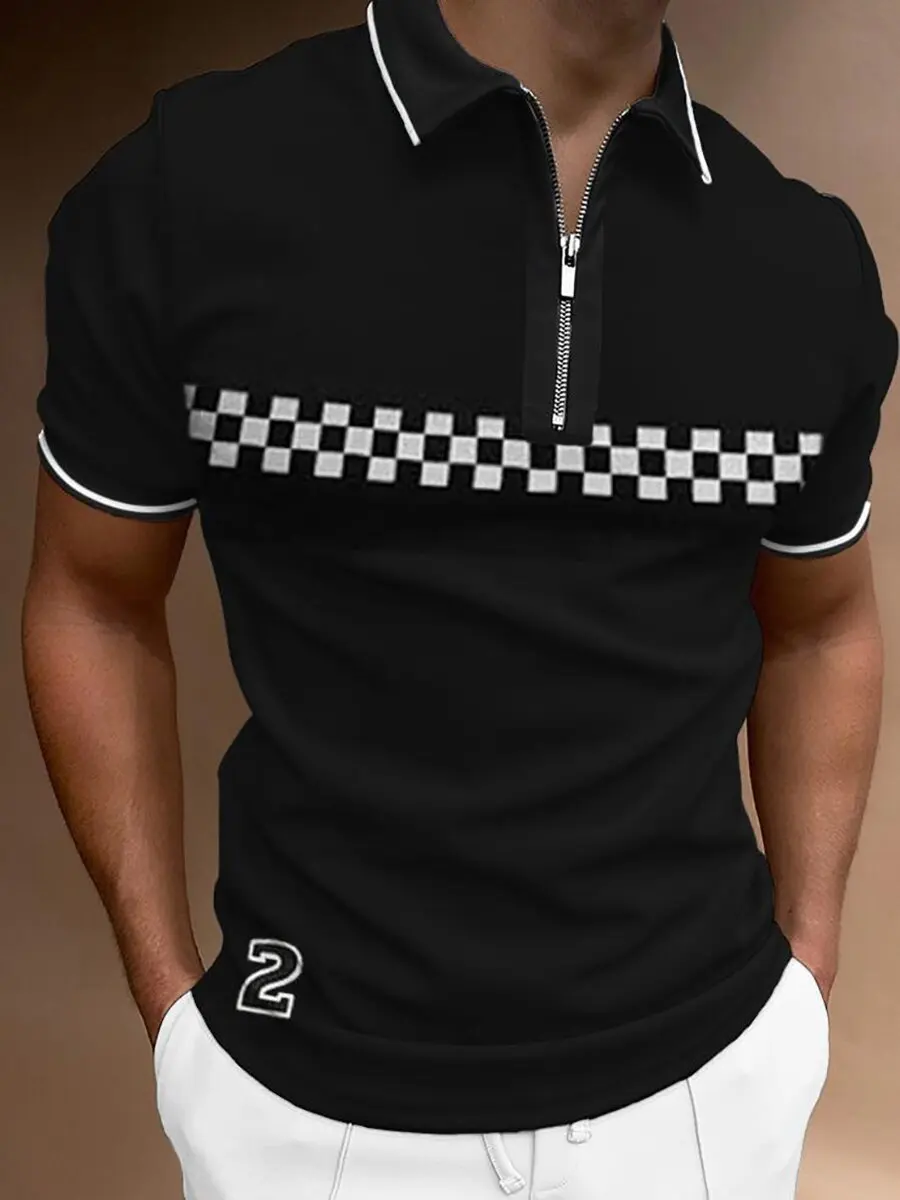 

Oversized men shirt Men Polo Men Shirt Short Sleeve Polo Shirt Print Polo New Clothing Summer Streetwear Casual Fashion Men tops