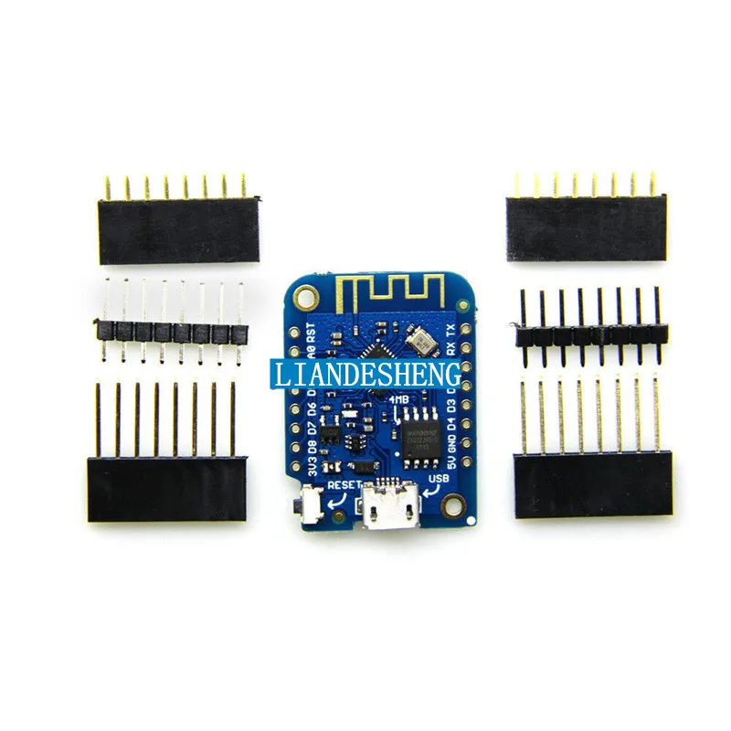Макетная плата ESP8266 D1 mini V3.0.0 4MB WIFI iot совместима с Arduino Макетная плата ESP8266 D1 mini V3.0.0 4MB WIFI iot совместима с Arduino