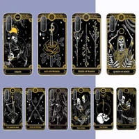 yndfcnb death tarot phone case for samsung s21 a10 for redmi note 7 9 for huawei p30pro honor 8x 10i cover