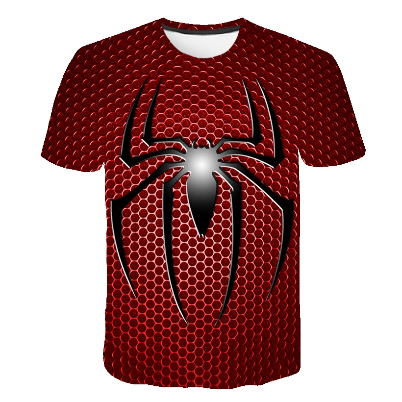 

Супермодная одежда с принтом Mαrvel- Spidermαn для мальчиков и девочек, Забавные 3D футболки, костюм, детская летняя повседневная одежда, новинка 2022