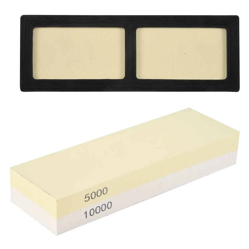 Whetstone 5000/10000 Песчаник 2-сторонний набор для полировки инструмент воды кухонных