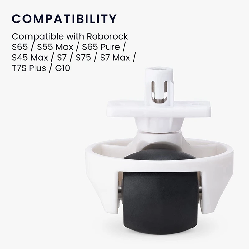 GTBL 4X Сменное переднее колесо для Xiaomi Roborock S6 и S7 серии S65 S55 Max Pure S45 S75 T7S Plus G10