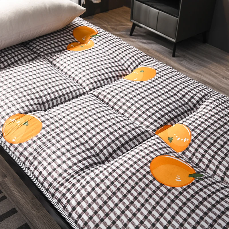 Тонкий матрац безскользящий защитный коврик для постельного белья студенческой общаги, складной татами-матрас для дома и гостиницы, спальный коврик для пола.