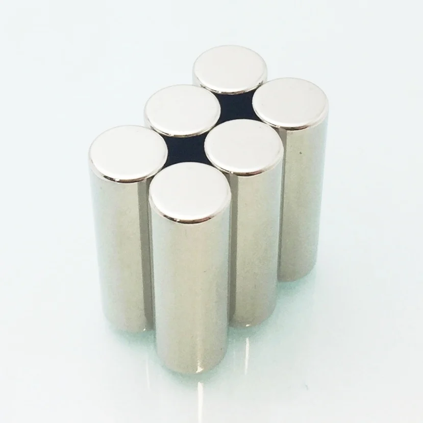 4 шт. цилиндрический сильный магнит 10*30 мм высокопрочный Неодимовый магнитный