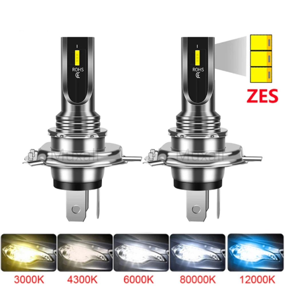 

2Pcs H4 H7 H11 H8 H9 H16JP H1 H3 Car LED Fog Light Bulbs 9005 9006 Auto Driving Headlamp Lamps 6500K 12V 24V LED Car Headlights