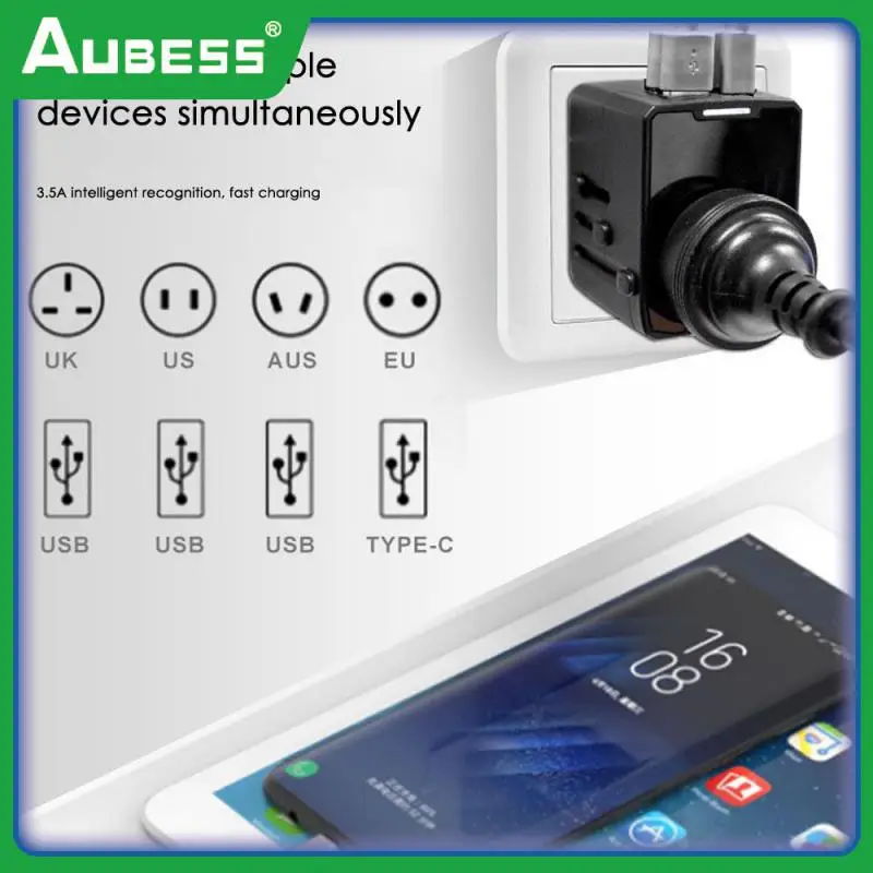 

C-type Port 5v 3a Max Portable C-type Wall Charger Automatic Intelligent Charging Technology Multifunctional Travel Plug Adapter