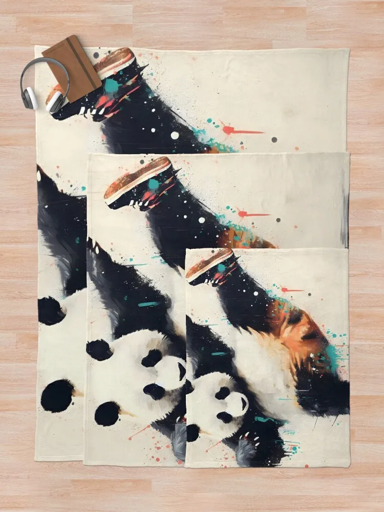breakdance panda (00004) Плед Мягкие кровати Тяжелые одеяла