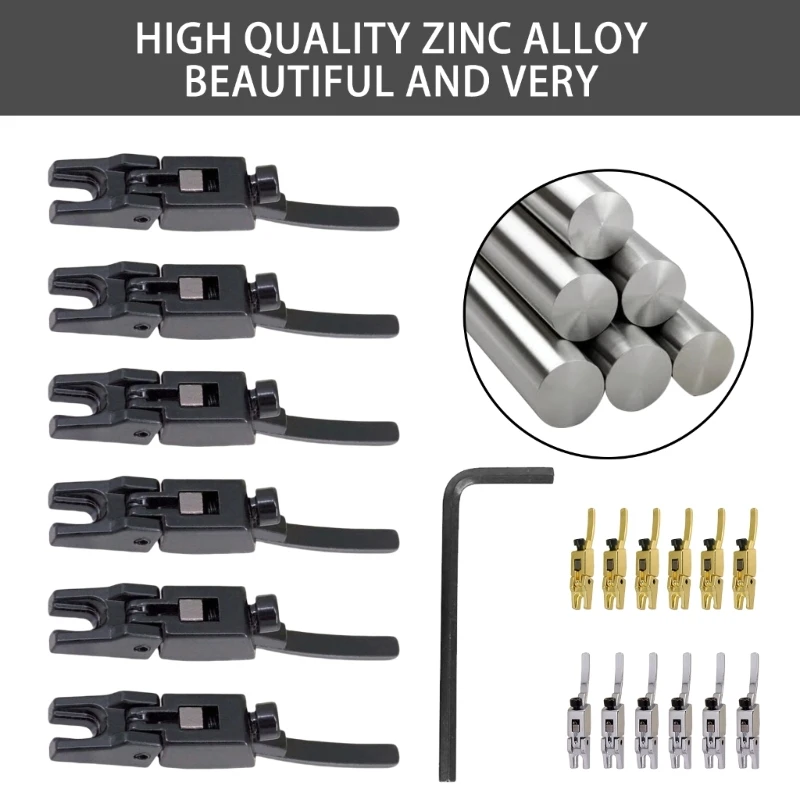 6 шт./компл. седла с двойной системой блокировки для моста тремоло гитары