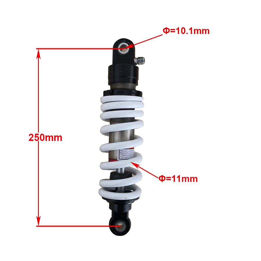 Амортизатор воздуха задняя подвеска для фэтбайка 25 см 250 мм