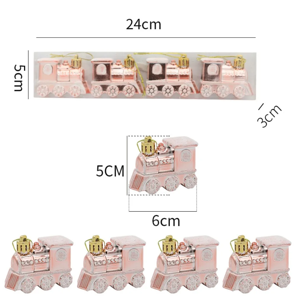 

Рождественские подарочные коробки, пластик, 4 шт.